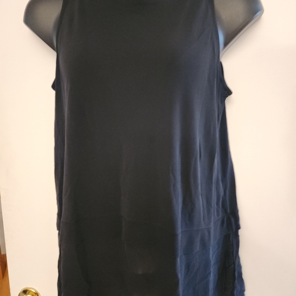 Eileen Fisher Silk Sleeveless Tunic Tank Top - Picture 13 of 13